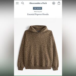 Essential Popover Hoodie Leopard Men’s